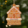 6775OGE1 erstes weihnachten in unserem neuen zuhause personalisierte 1 schicht holz ornamente familie 6775OTPNI