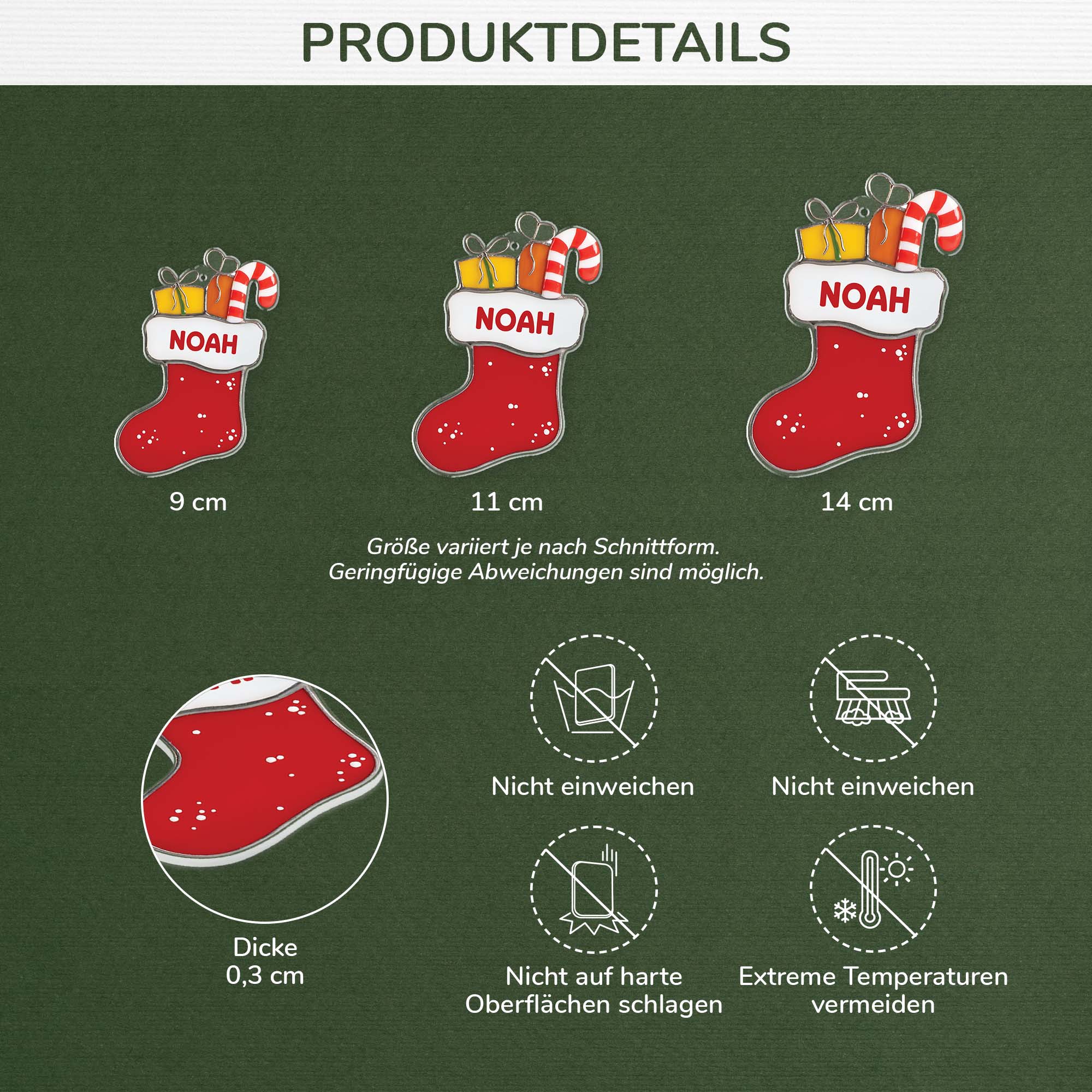 6921OGE3 3d druck effekt nikolausstrumpf acryl weihnachtsschmuck personalisiert frauen und manner 6921OKP5B