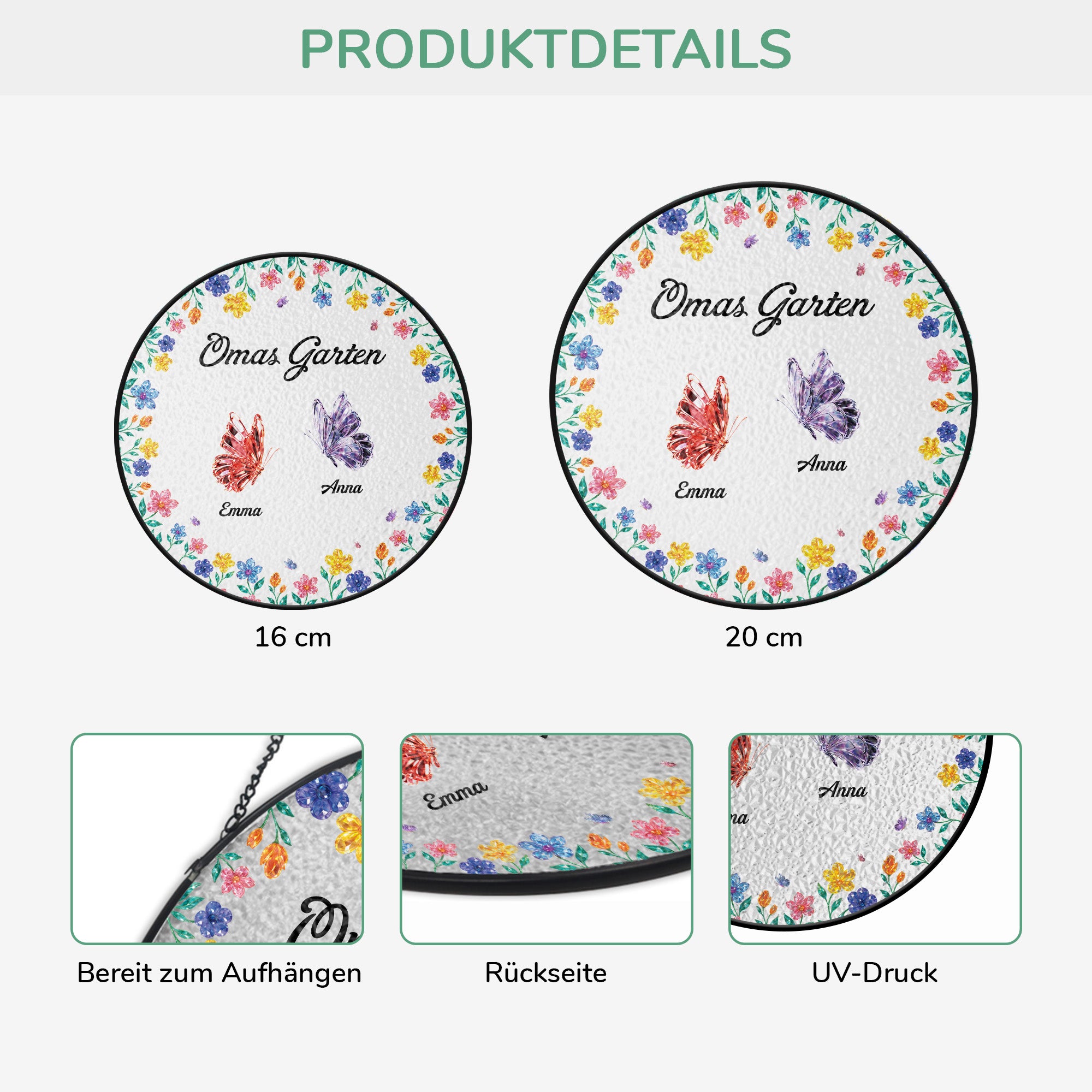 6941UGE1 mamas garten schmetterlinge glitzersteine personalisiertes geschenk garten_  buntglas sonnenfanger mamaoma 6941utvta_1