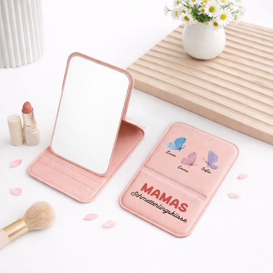 6947AGE1 omas schmetterlingskusse personalisiertes geschenk  taschenspiegel omamama 6947ajtvta_1