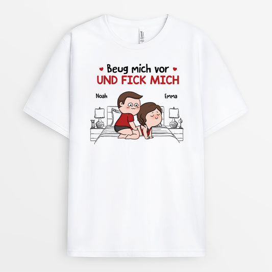 6963AGE1 lass uns die nacht unvergesslich machen partner t shirt personalisiert 6963AKQAG