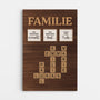 6977CGE1 familie etwas verruckt etwas laut und ganz viel liebe personalisierte kreuzwortratsel leinwand familie 6977C6TNI