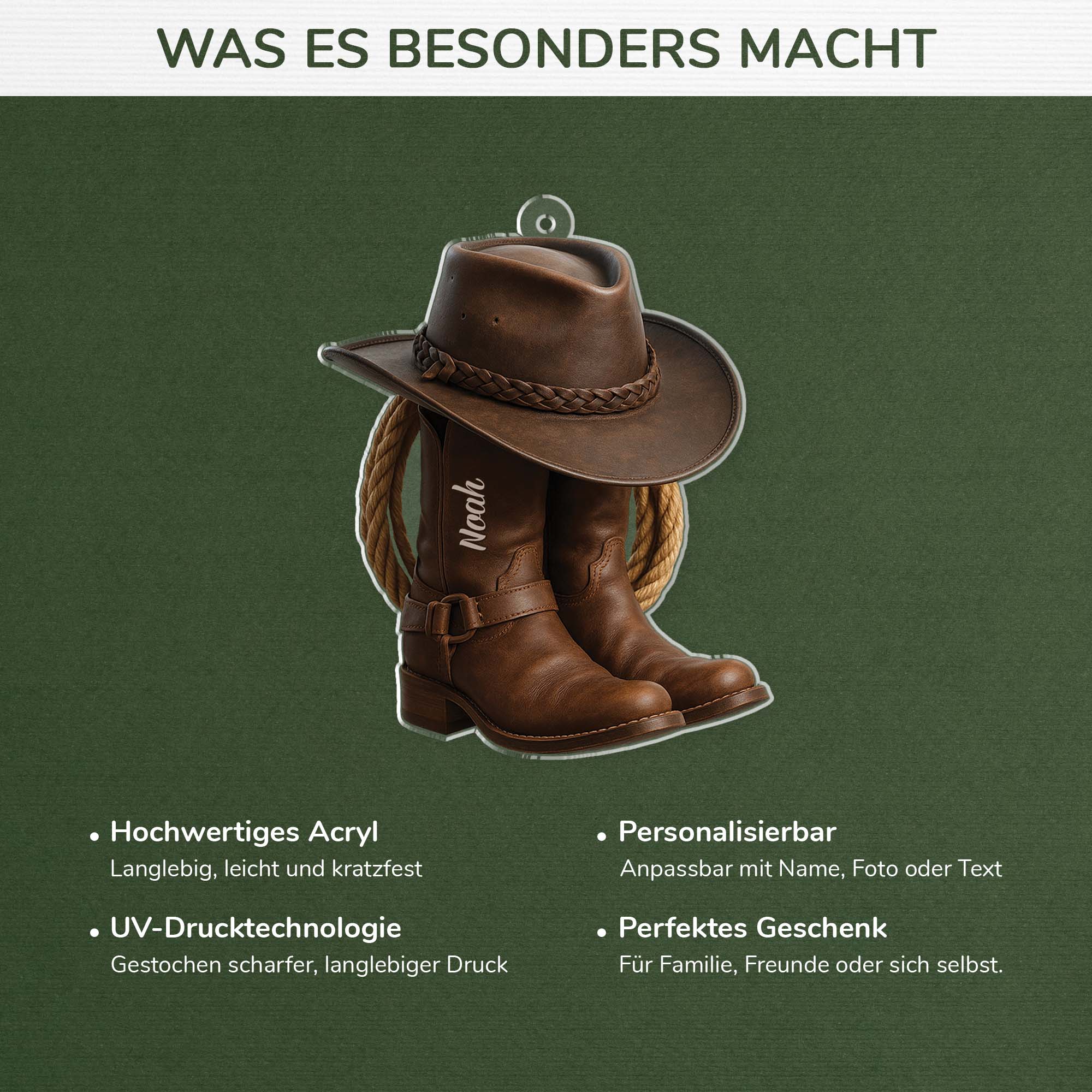 7002OGE4 cowboystiefel acryl weihnachtsschmuck personalisiert_ pferd frauen manner 7002O6L5U