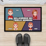 7010DGE2 willkommen bei fussmatte personalisiert familie_ comic panels 7010D8TZI