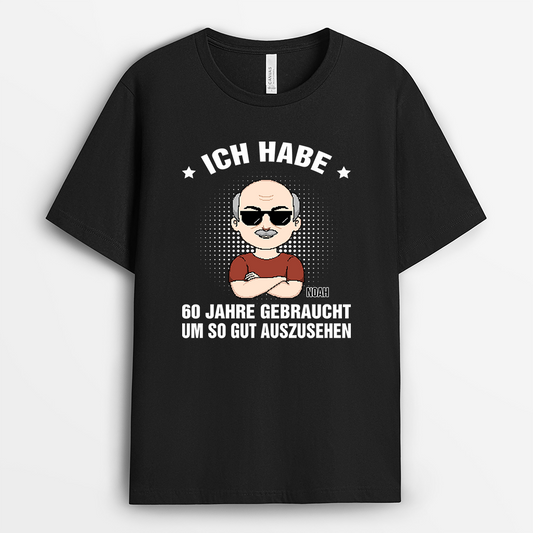 7013AGE1 ich habe 80 jahre lang an diesem look gearbeitet personalisierte t shirts damen_ manner zum geburtstag 7013AKR5B_e2345dcd 512d 44bd 893e 6ce66bc7274d