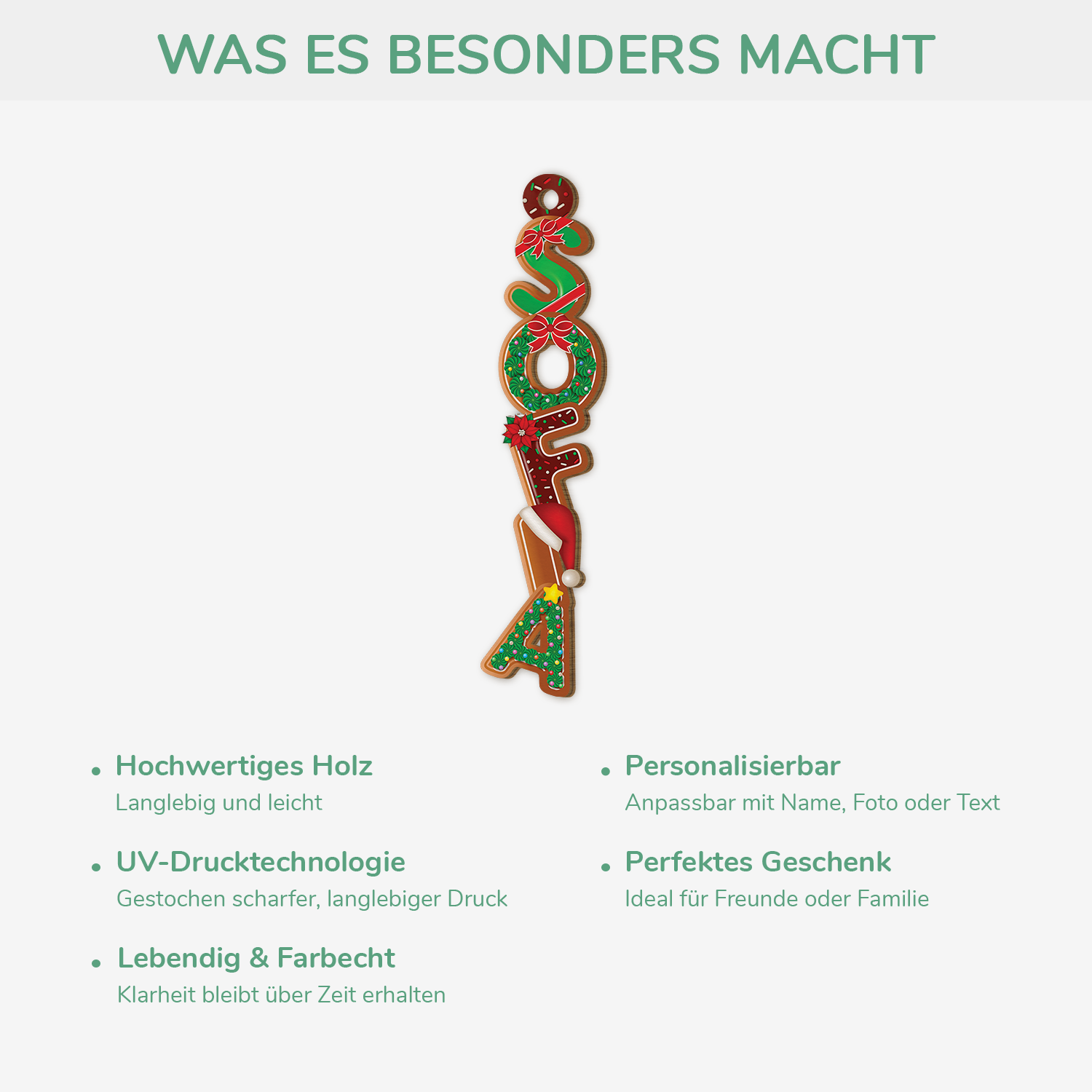 7019OGE3 buchstaben_ kekse personalisierte 1 schicht holz ornamente weihnachten 7019O6T5A