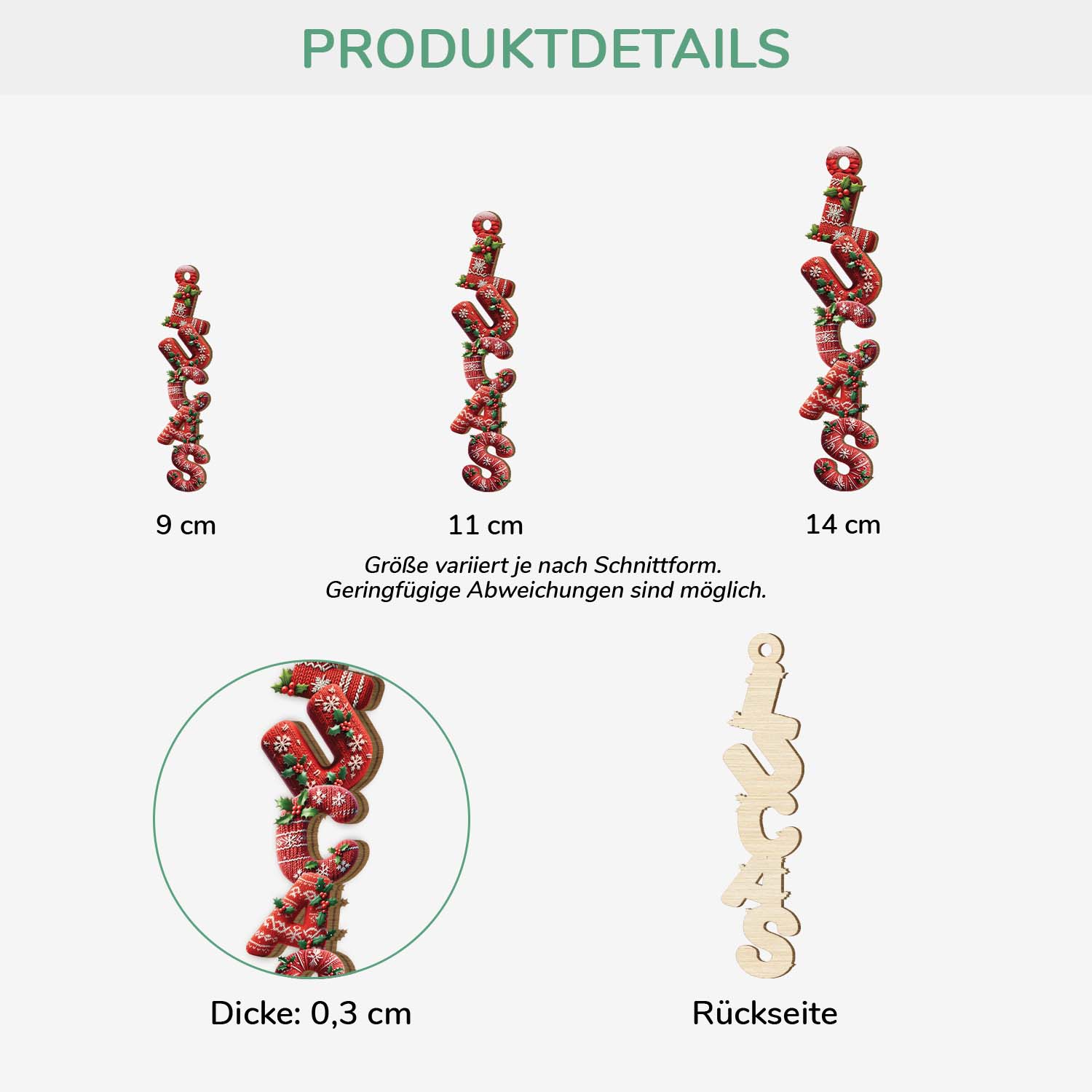 7021OGE3 buchstaben_ rot personalisierte 1 schicht holz ornamente weihnachten 7021O6L5A