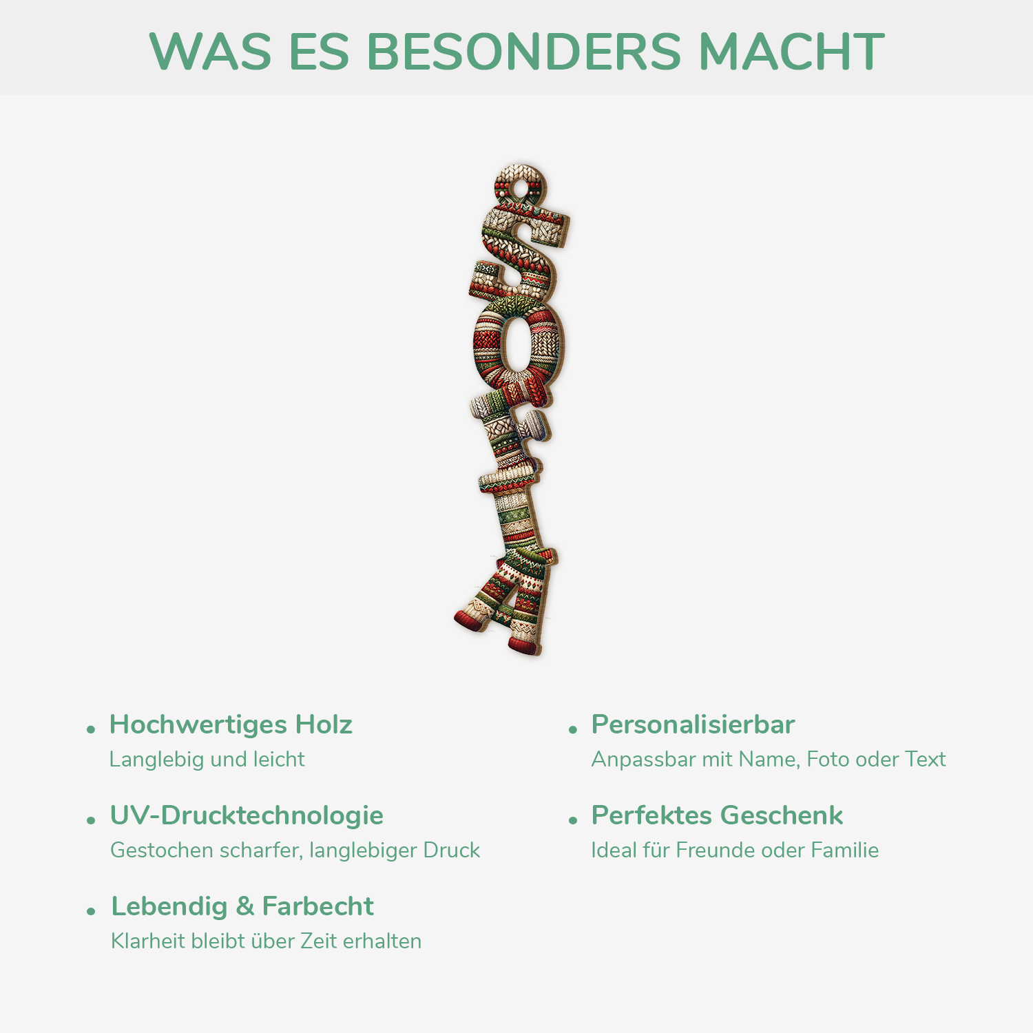 7023OGE3 buchstaben_ pullover personalisierte 1 schicht holz ornamente weihnachten 7023O6T5A