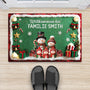 7126DGE2 willkommen bei opa und oma fussmatte personalisiert familie_ schneemann 7126D8PCA
