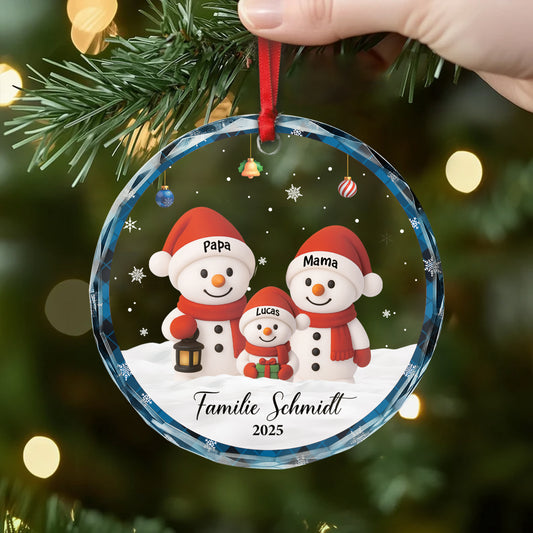 7177OGE2 schneemann personalisierter christbaumschmuck familie_ glas 7177O3T5I