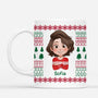 7220MGE1 frau mann cartoon personalisierte weihnachtstasse_ 7220MKQNA