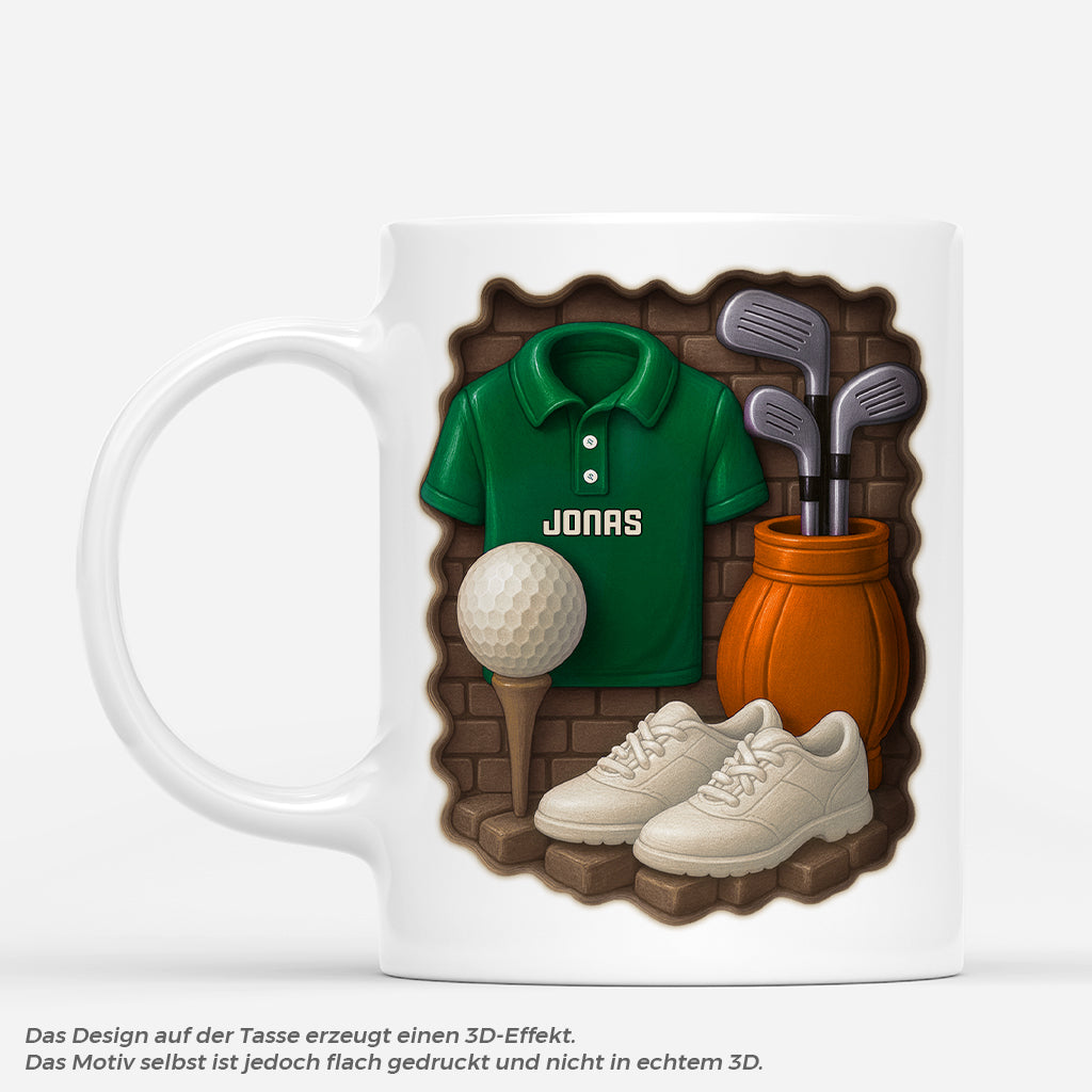 7226MGE1 3d druck effekt golf personalisierte tasse fur frauen manner 7226MTHNB