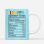 7232MGE3 3d druck effekt nahrwert fakten personalisierte tasse lehrer lehrerin 7232MTTCA