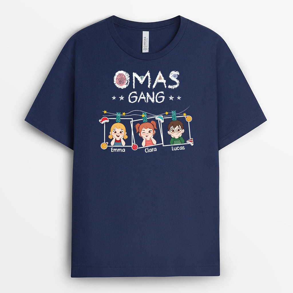 7253AGE2 opas gang bunstifte bilderrahmen opa oma t shirt personalisiert weihnachten 7253AKT5B