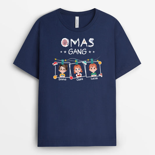 7255AGE2 opas gang bunstifte bilderrahmen cartoon opa oma t shirt personalisiert weihnachten 7255AKT5B