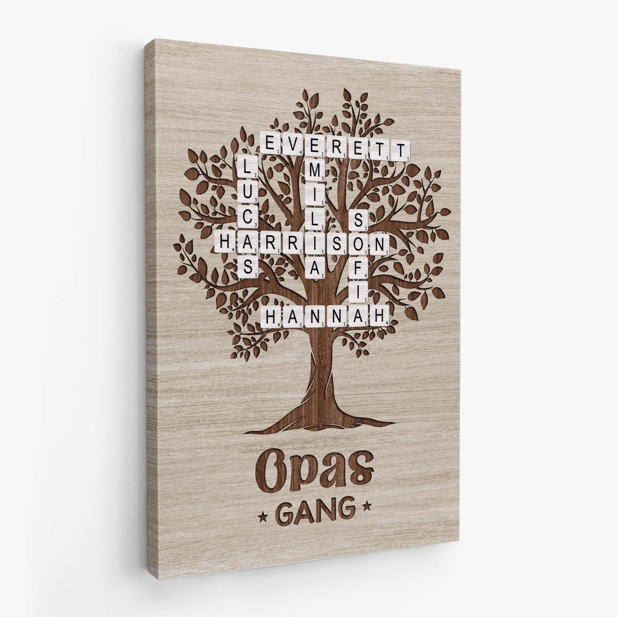 7258CGE2 omas gang _ personalisiert_e kreuzwortratsel leinwand oma opa 7258C8L5A