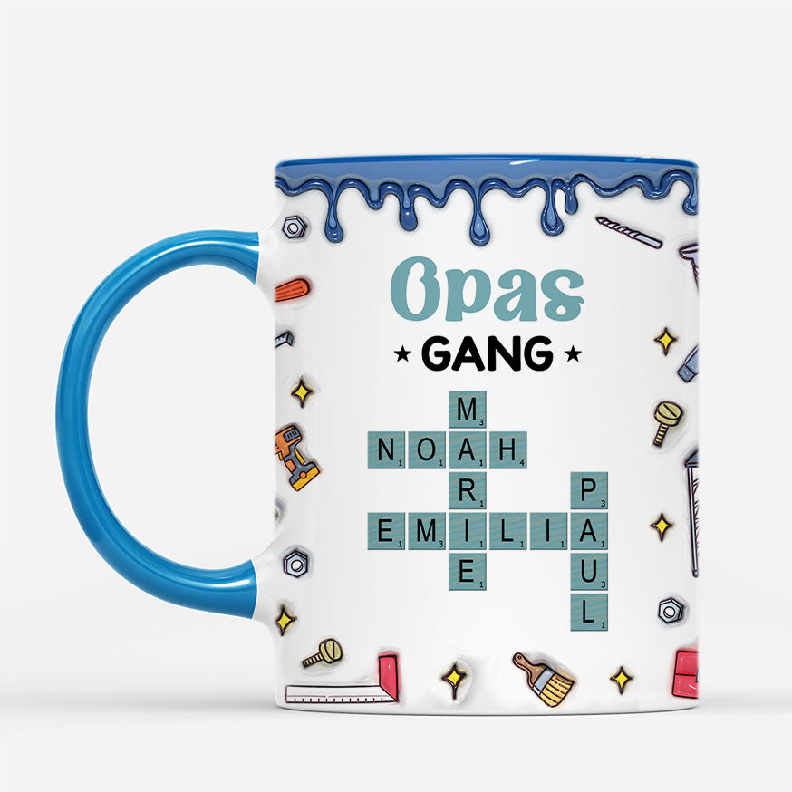 7261MGE2 3d druck effekt omas gang _ oma opa weihnachtstasse kreuzwortratsel personalisiert_ roter zuckerguss 7261MKQ5A
