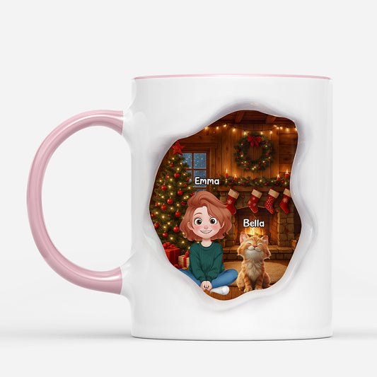 7265MGE2 3d druck effekt katze und mensch weihnachtstasse personalisiert_ 7265MTL5D