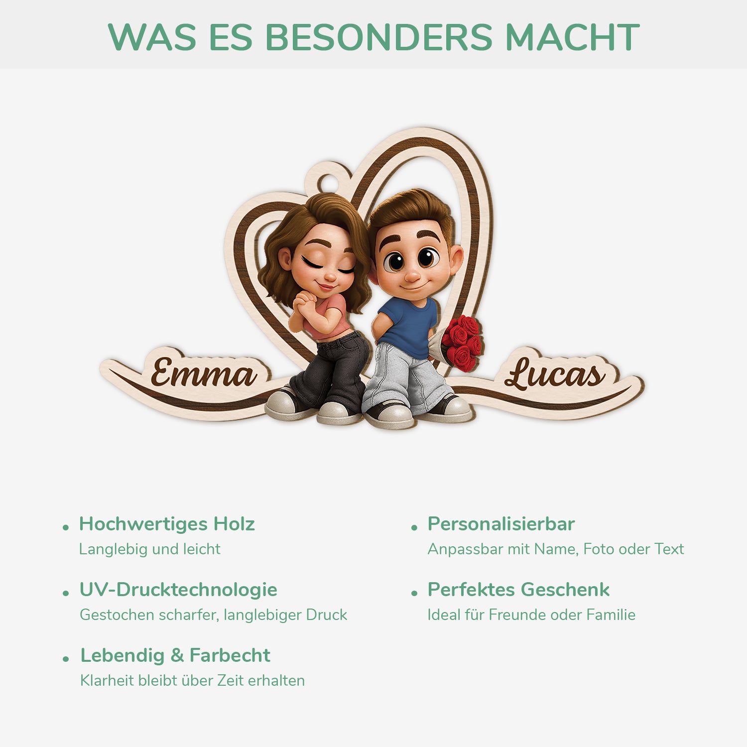 7286OGE1 y2k cartoon paar personalisierte 1 schicht holz ornamente weihnachten 7286OKLWG_1