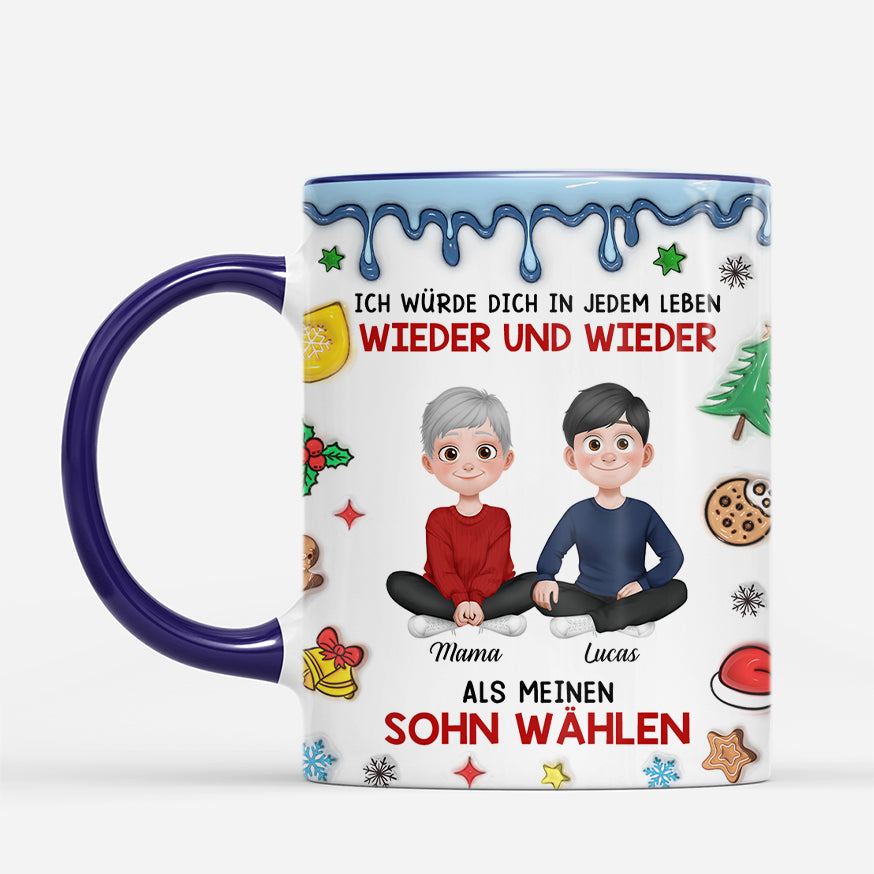 7383MGE2 3d druck effekt an mein kind personalisierte tasse sohn tochter 7383M6L5A