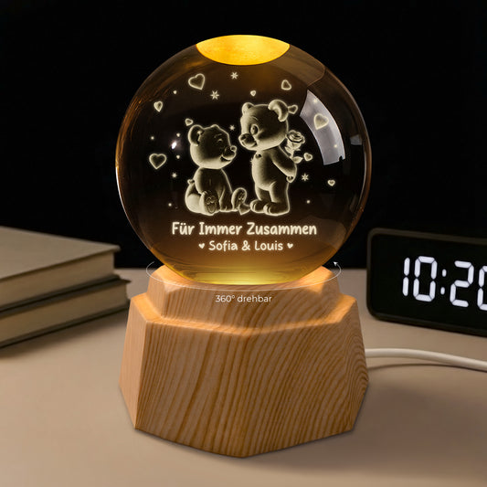 7471LGE2 fur immer zusammen bar paar 3d kristallkugel personalisiert 7471L3PCG_9539407c 93c6 4e69 b179 cf4e6154a86e