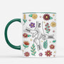 7485MGE2 3d druck effekt hand in hand blumen mama oma tasse personalisiert kristall 7485M