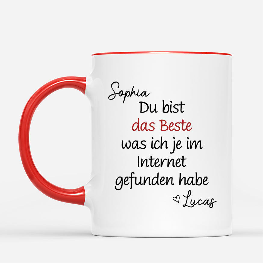 7538MGE2 du bist das beste was ich im internet gefunden habe paar tassen personalisiert 7538MCQCG_f8c9a212 e3d7 4374 ab8b 8bd1cef31bd0