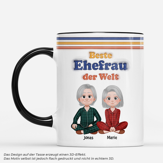 7548MGE2 bester freund bester ehemann beste freundin beste ehefrau der welt paar tassen personalisiert 7548M8RAB