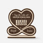 7586QGE1 tage des glucks seit es uns gibt personalisierte holz zahler plakette paar 7586QTHAG