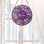 7678UGE2 sonnenblumen mit namen personalisiertes geschenk  buntglas sonnenfanger omamama 7678utfna