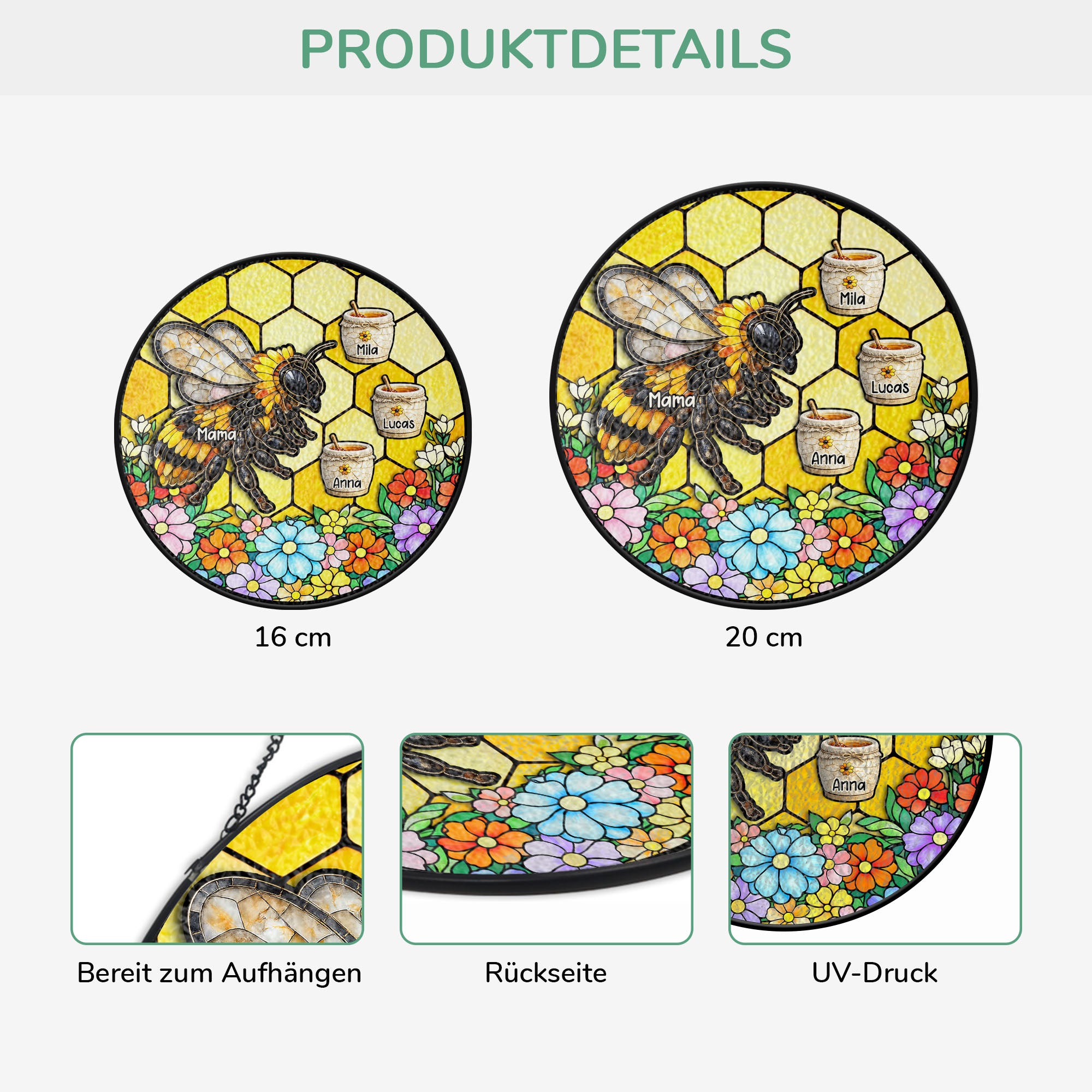 7679UGE1 bienen und honig personalisiertes geschenk  buntglas sonnenfanger omamama 7679utvwa_2_e034884f c4bc 4ee4 b79d 3c67172061ba