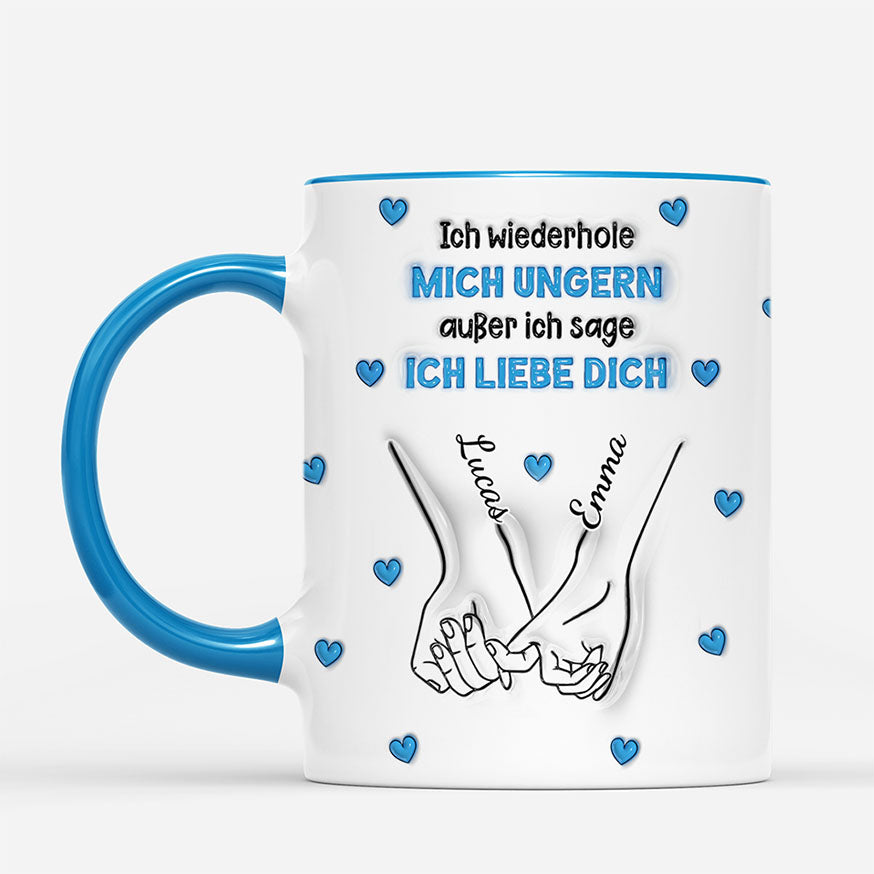 7685MGE1 3d druck effekt wiederholung nur bei ich liebe dich personalisierte paar geschenke  tassen 7685m3vwg_2