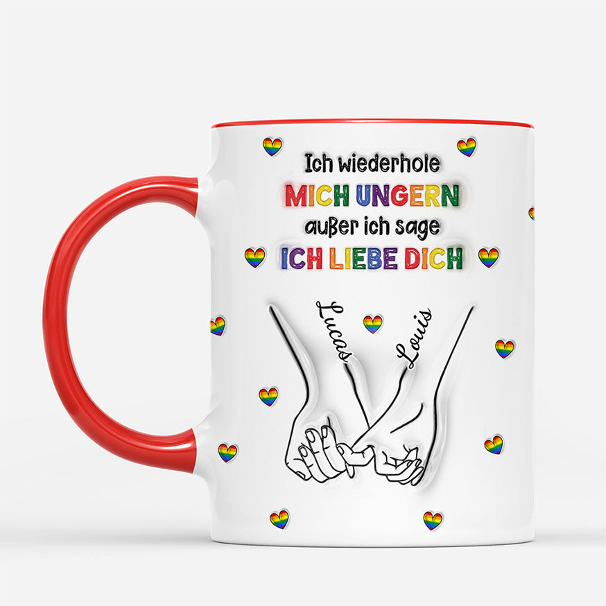 7685MGE1 3d druck effekt wiederholung nur bei ich liebe dich personalisierte paar geschenke  tassen 7685m3vwg_3