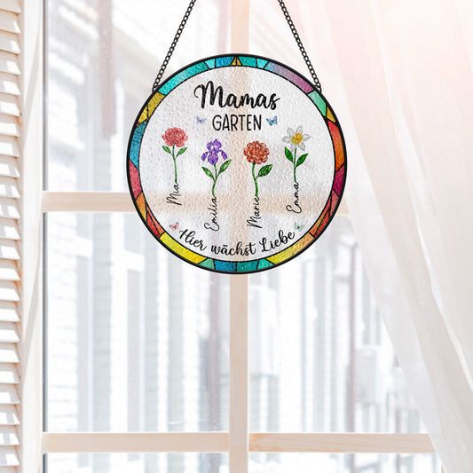 7692UGE2 omas garten hier wachst liebe personalisiertes geschenk garten_  buntglas sonnenfanger mamaoma 7692ucq5a