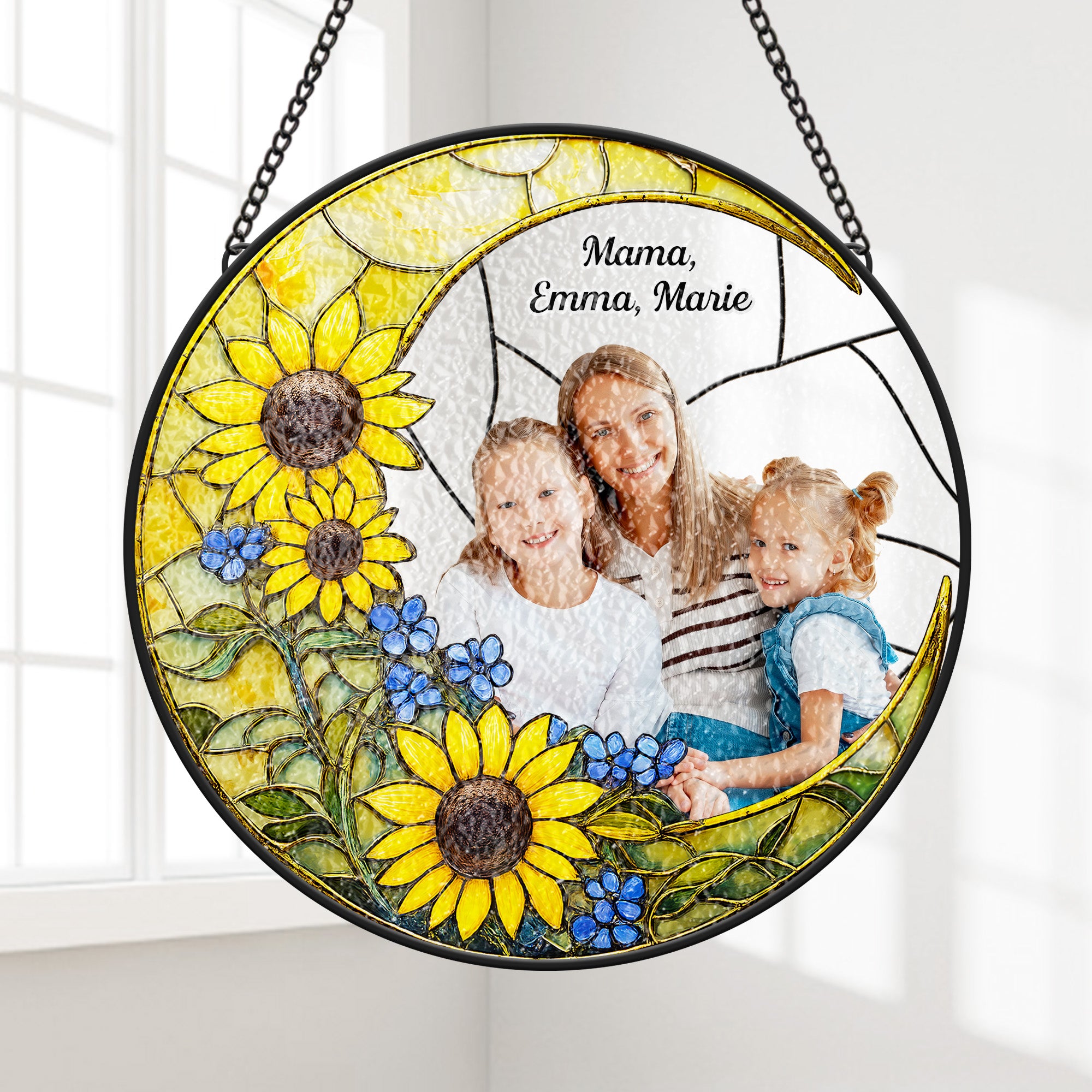 Oma u0026 Enkelkinder Sonnenblumen - Personalisierte Geschenke Foto