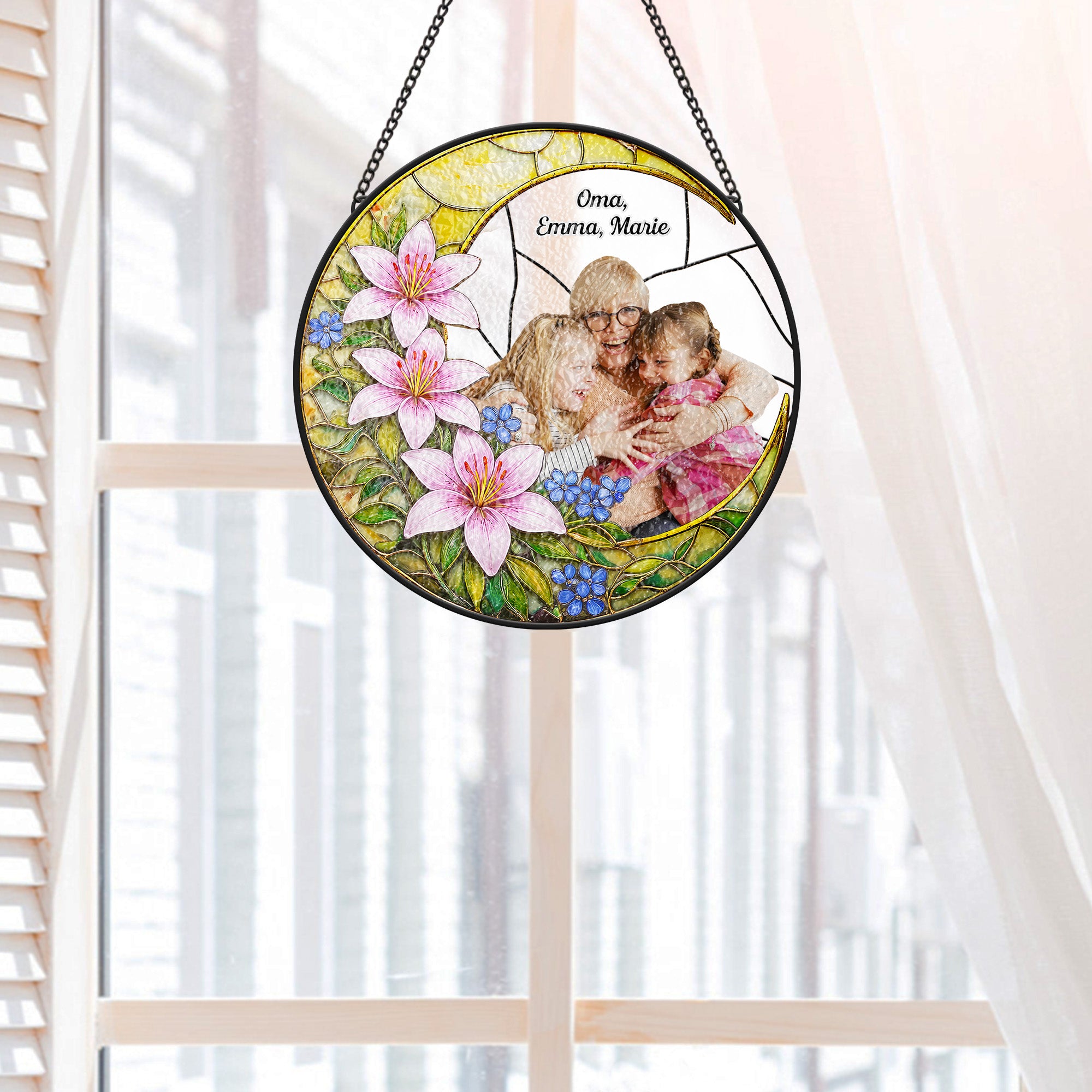7703UGE1 oma  enkelkinder sonnenblumen personalisierte geschenke foto  buntglas sonnenfanger mamaoma 7703u6vna_2