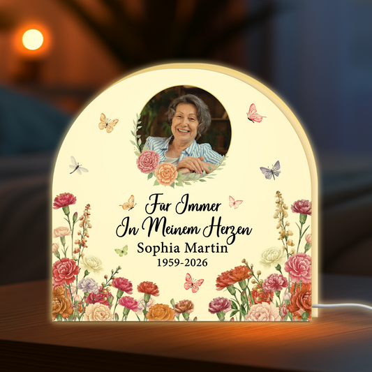 7714LGE2 in liebevoller erinnerung personalisierte lightbox mamaoma zur erinnerung 7714lcrca