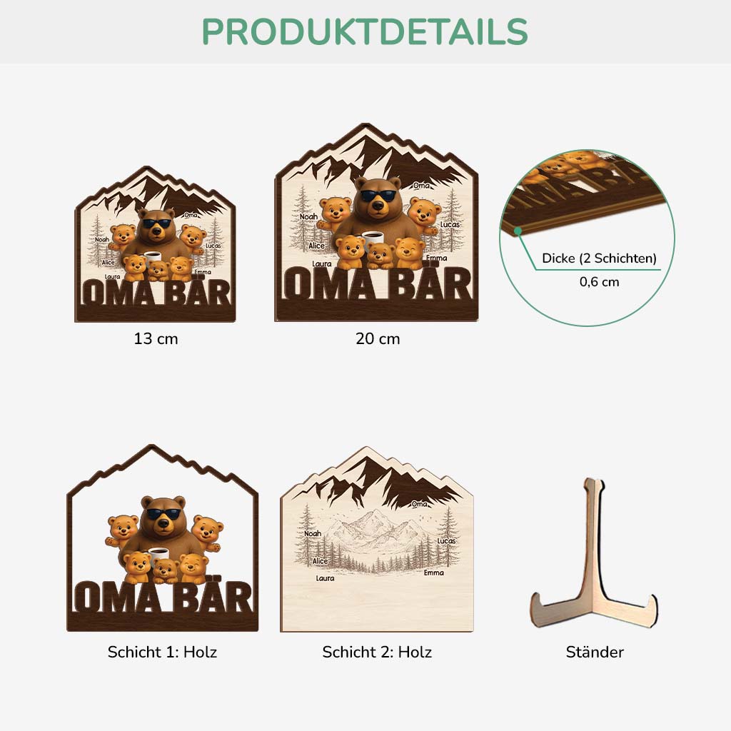 7726QGE3 opa bar personalisiertes geschenk  holzaufsteller opaoma 7726q8lmb