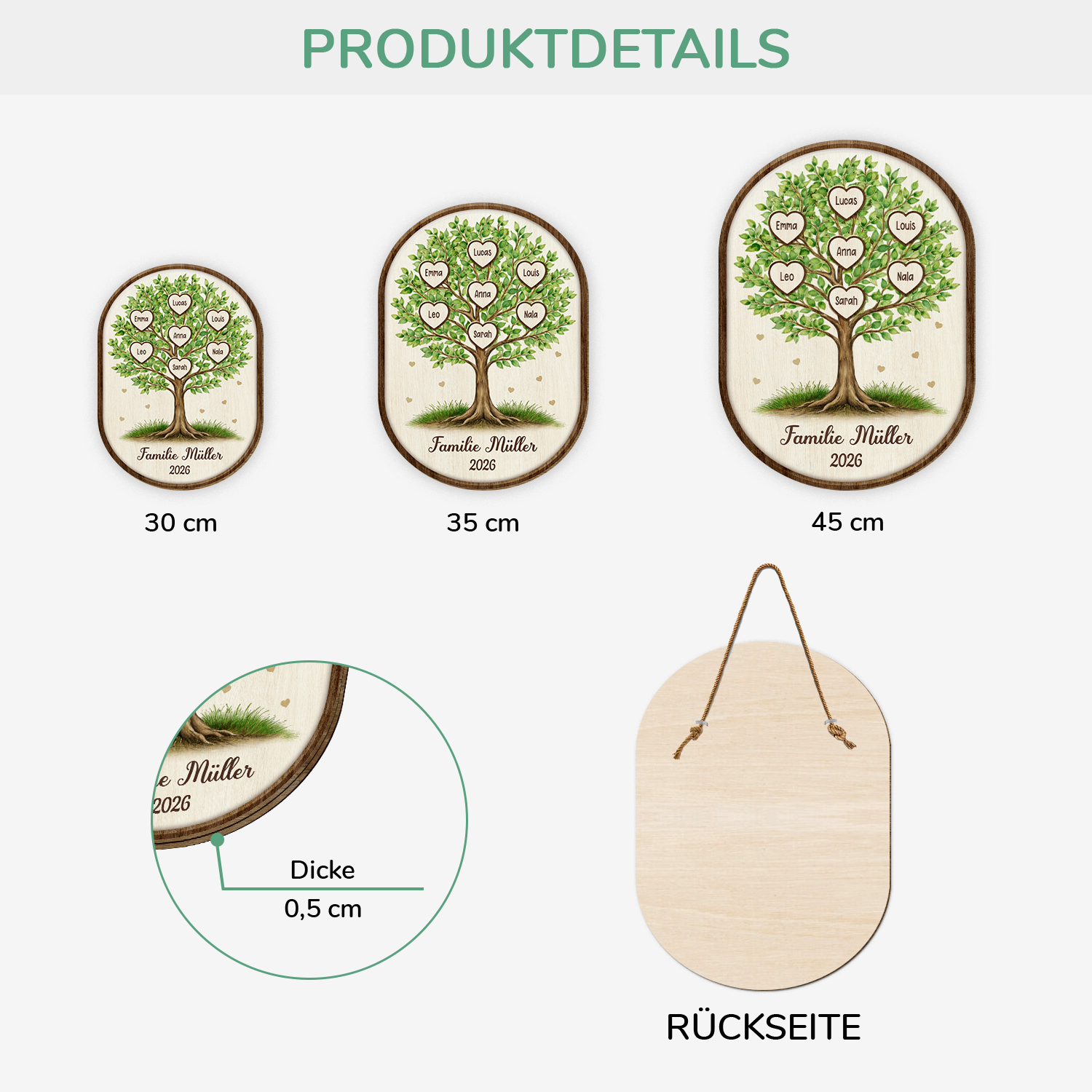 7732QGE3 familienbaum holzschild familie personalisiert_ 7732q8rwi