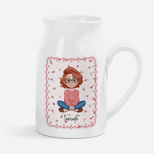 7736OGE1 name  blumen pastell hintergrund personalisiertes geschenk  keramik vase frauen  manner 7736o3vwa_1