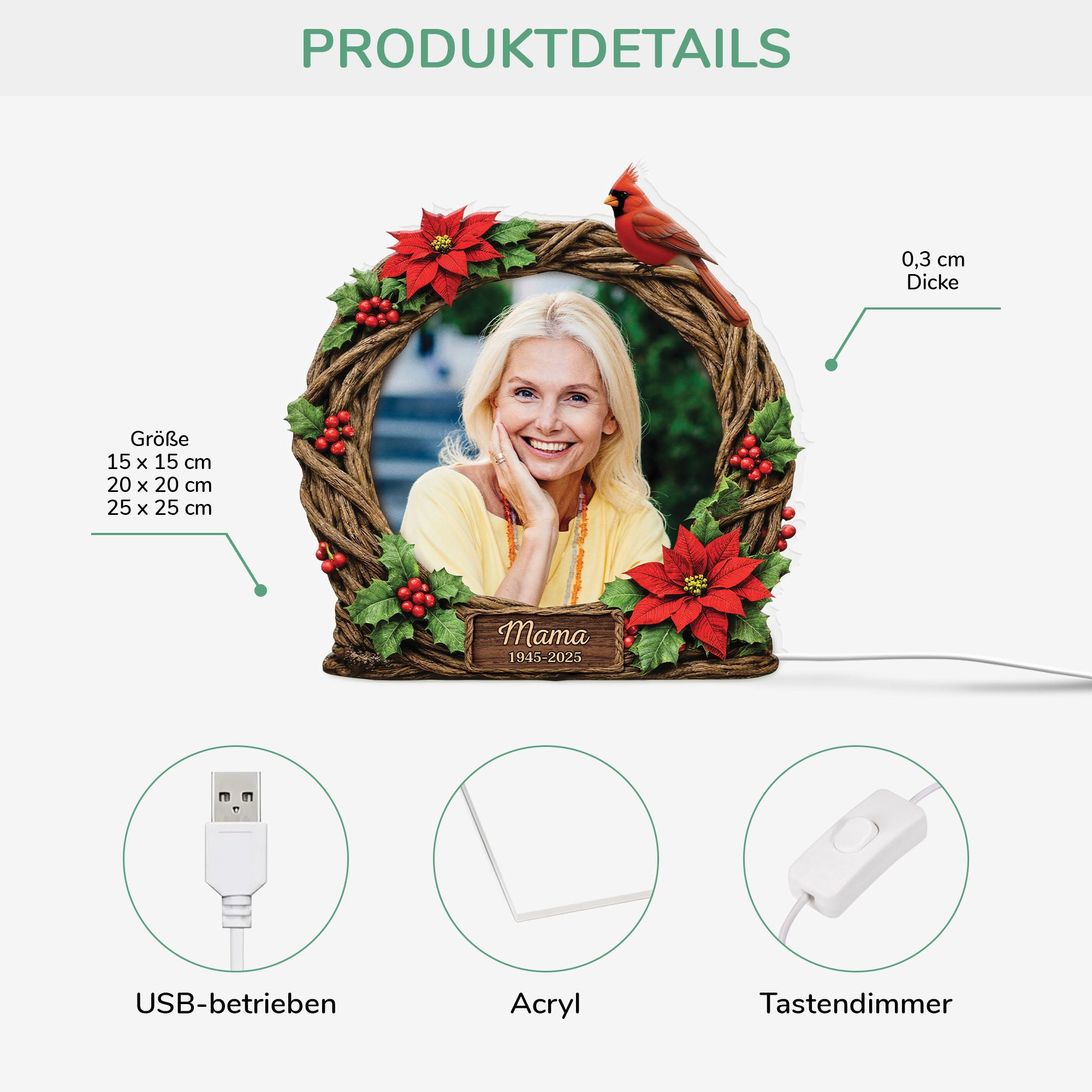 7753LGE1 papa mit foto personalisierte trauergeschenke  lightbox mamapapa 7753lsvni_3