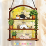 7765UGE1 faule katze lustig personalisierte geschenke katze  acryl sonnenfanger 7765u6kmd_5e7f1e4a 2425 4e21 bab6 5325ebcdd7fe