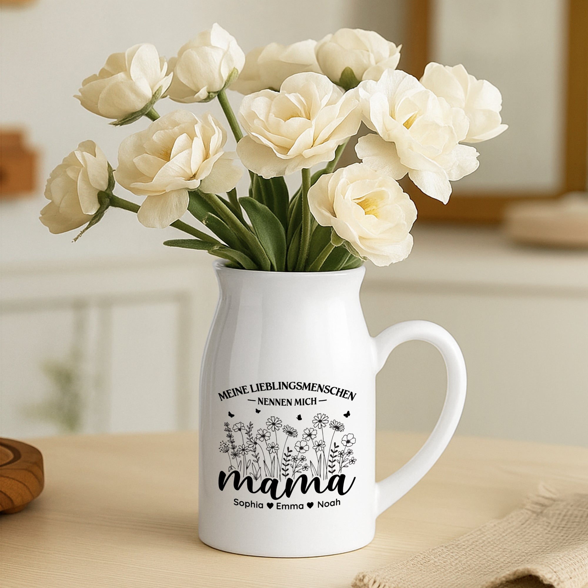 7776OGE2 mein lieblingsmensch nennt mich mama personalisiertes geschenk  keramik vase omamama 7776otqca