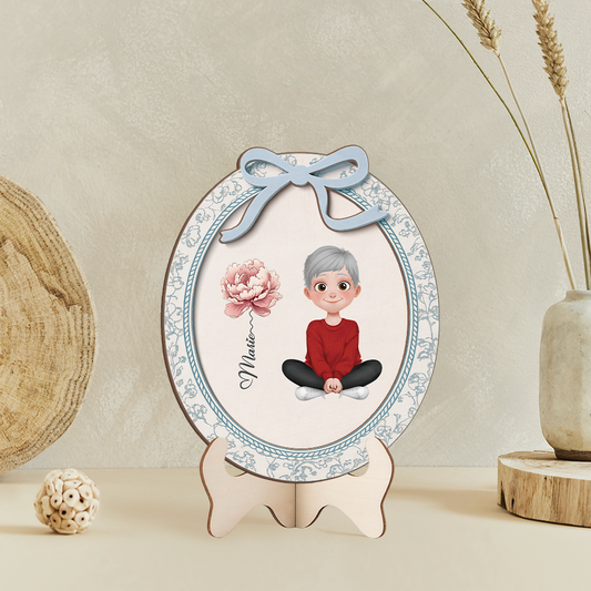 7778QGE2 madchen und blume holzaufsteller personalisiert frauen 7778q8rna