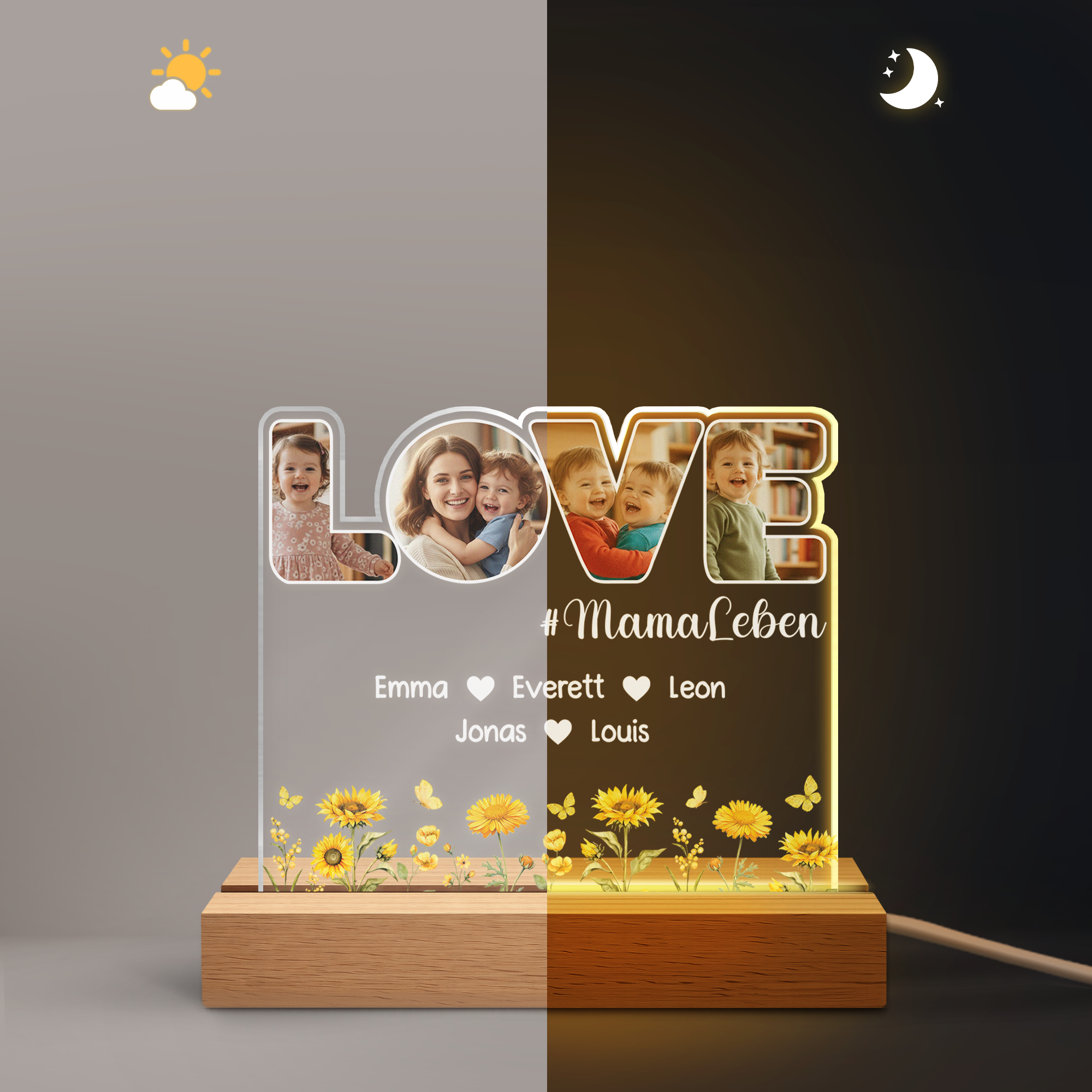7784LGE5 oma mit enkel bilder personalisierte geschenke foto  nachtlicht_ mamaoma 7784l8pha