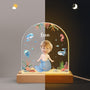 7789LGE2 meerjungfrau personalisierte geschenke foto  nachtlicht kinder 7789lcltk