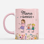 7810MGE1 mamas gang blumen  strichmannchen personalisiertes geschenk  mama  papa tasse 7810m3paa