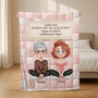 7815BGE 3d druck effekt liebe mama du bist gut so wie du bist personalisiertes geschenk  omamama kuscheldecke 7815bcfc5