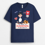 7816AGE2 beste hundemama der welt personalisierte hunde_ geschenke  t shirt strick optik 7816acfmc