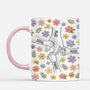 7821MGE1 3d druck effekt hand in hand blumen pastel personalisiertes geschenk  omamama tasse 7821mcvca